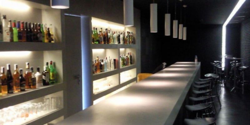 Barra de bar de pledur