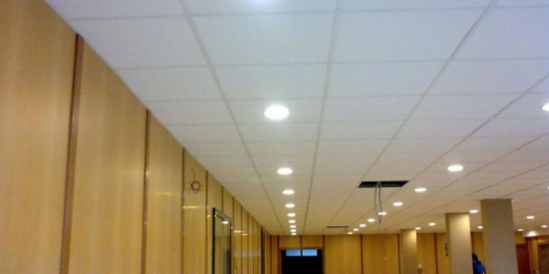 Instalación de pladur en oficinas
