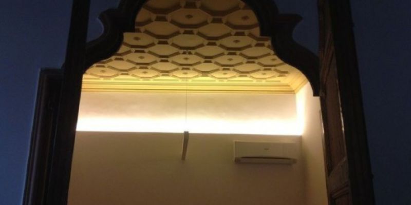 Reforma de techo con relieve